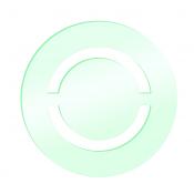 Grille VMC design ronde - Shape business circle - verre - 010.910.012