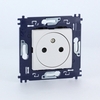 Bticino - Enkele DESIGN stopcontact 230V. - wit (B-002)