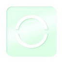 Grille VMC design carrée - Shape business - verre - 010.910.011