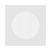 Designrooster vierkant - Line compact - wit - 010.910.013