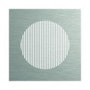 Designrooster vierkant - Line compact - inox - 010.910.014