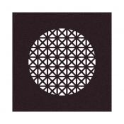 Designrooster vierkant - Pyramid compact - brons - 010.910.016