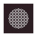 Grille VMC design carrée - Pyramid compact - bronze - 010.910.016