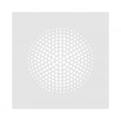 Grille VMC design carrée - Avantgarde compact - blanc - 010.910.017