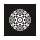 Grille VMC design carrée - Flora compact - blanc - 010.910.019