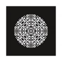 Grille VMC design carrée - Flora compact - blanc - 010.910.019