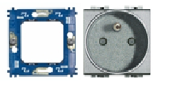 Bticino - Enkele stopcontact 230V. - Tech (T-001)