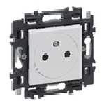 Valena - prise affleurante 230V. (741.530) - blanc