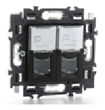 Valena NOIR - RJ45 double (741.771)