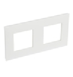Valena blanc/opale - cadre double (741.102)