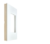 Valena blanc/or rose - cadre simple (741.121)
