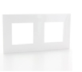 Valena blanc/or rose - cadre double (741.122)