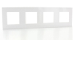 Valena - cadre quadruple (741.124) - blanc/or rose