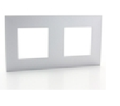 Valena gris/chrome - cadre double (741.142)