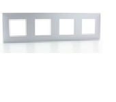 Valena gris/chrome - cadre quadruple (741.144)