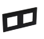 Valena - cadre double (741.162) - noir/chrome foncé