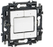 Valena - bouton-poussoir quadruple (741.553) - blanc