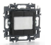 Valena NOIR - bouton-poussoir quadruple lumineux (741.753)