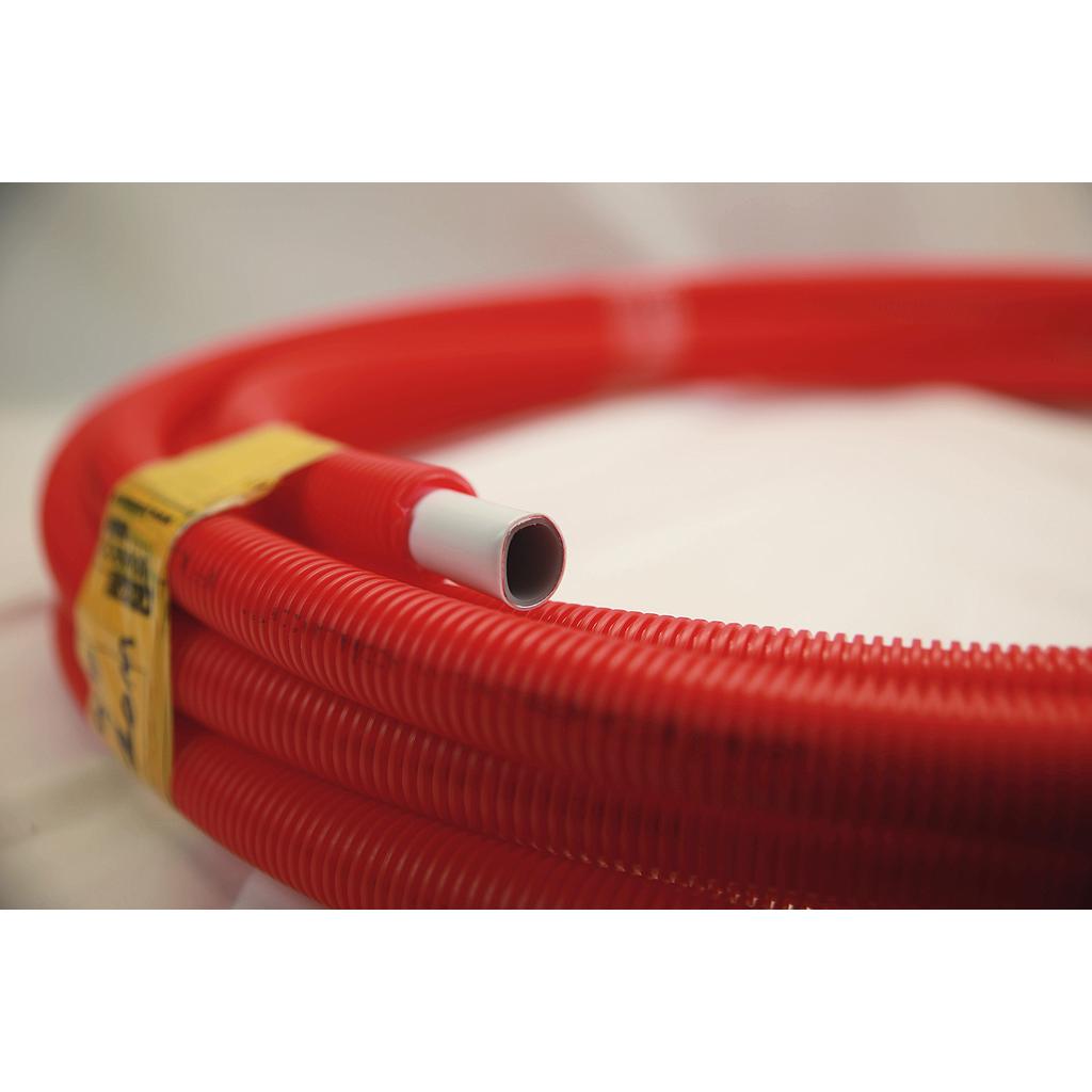 10m. tuyau multicouche 20/2 - gainé ROUGE