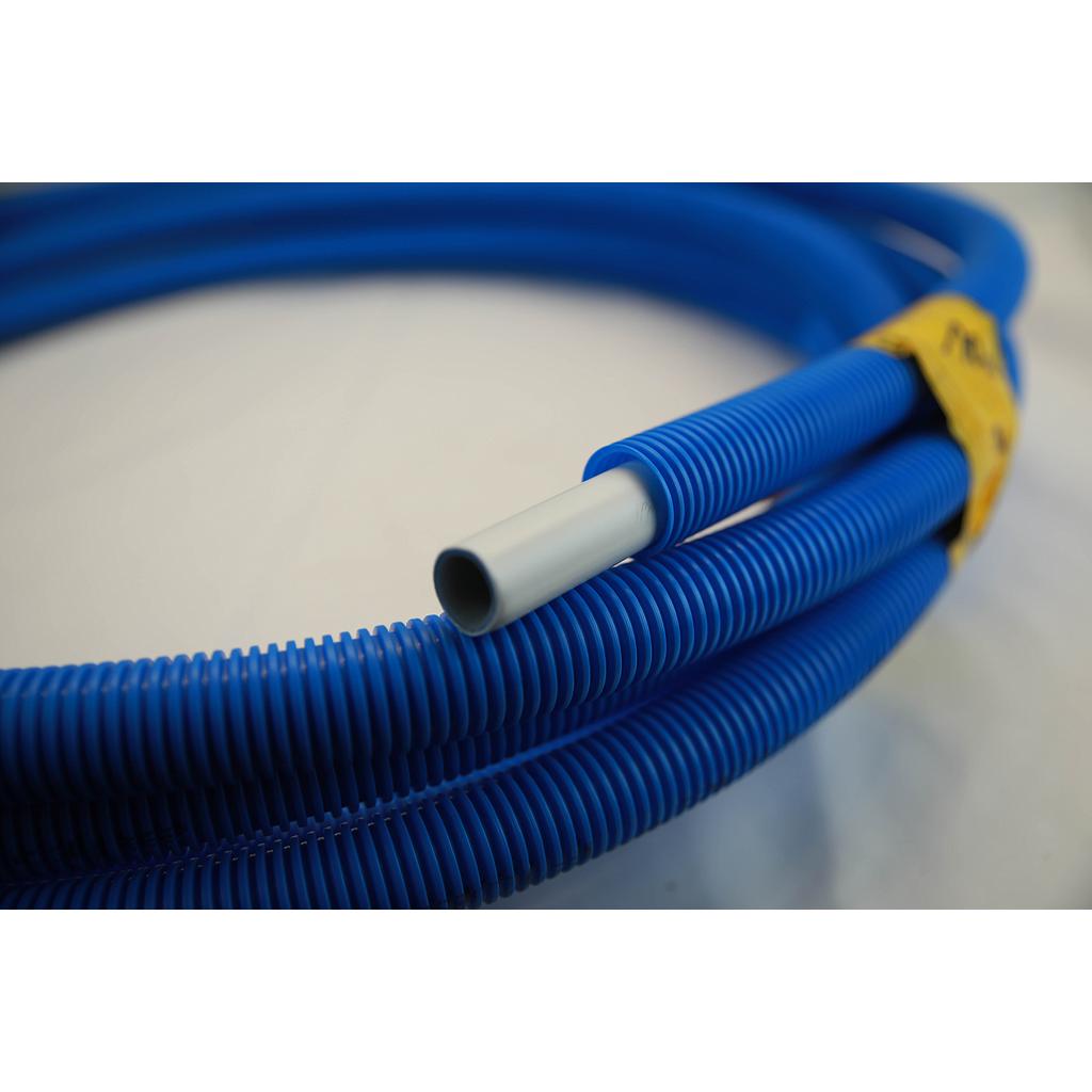 30m. tuyau multicouche 20/2 - gainé BLEU