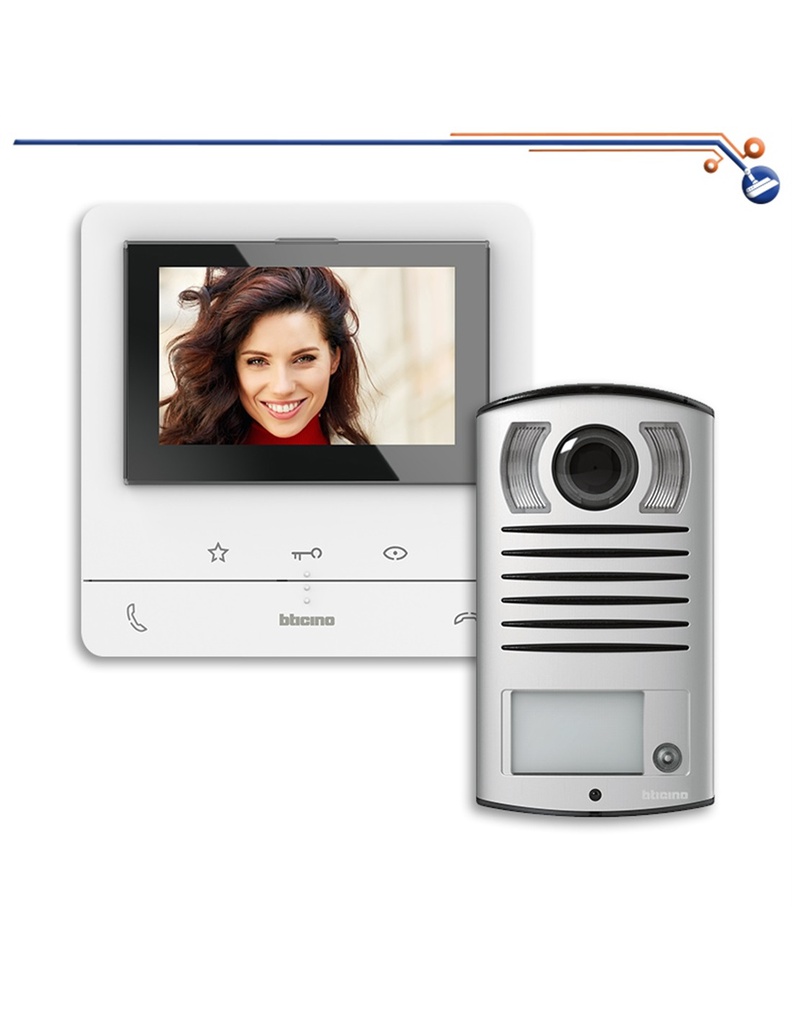 Vidéophonie linéa 2000 avec 1 bouton d'appel- 364.613