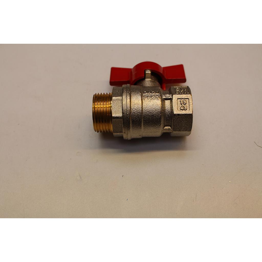 Kraan M3/4" x V3/4"