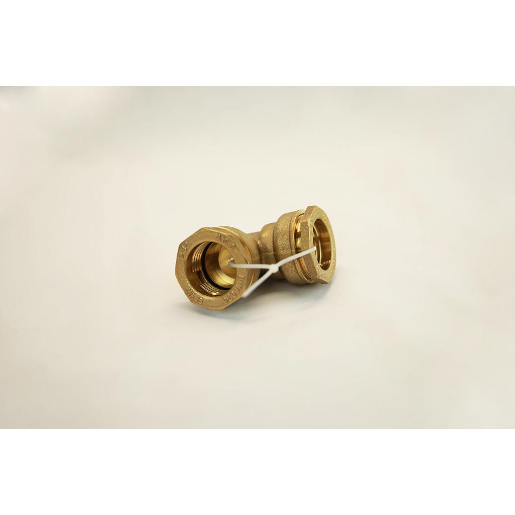 90° - Socarex 32/3 x 32/3 - push-fit