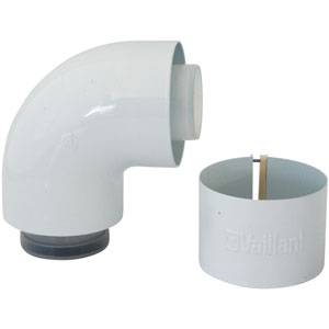 Vaillant - coude 90° 60/100 - 303910