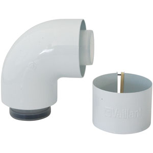 Vaillant - bocht 90° 80/125 - 303210