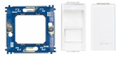 Bticino - Enkele RJ-45 cat.6 - wit (B-010)