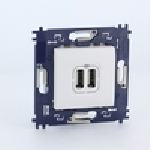 Bticino - Dubbele USB - wit (B-016)