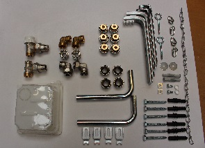 Kit Radiatilt G (arrivée tubes via mur)