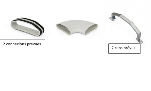 Brainventil - coude 90° - tube tunnel x tube tunnel horizontal - C-10