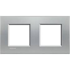 Bticino TECH - Cadre carré double - LNA4802M2TE