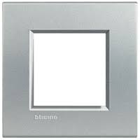 Bticino - Enkele afdekplaat vierkant - LNA4802TE - tech